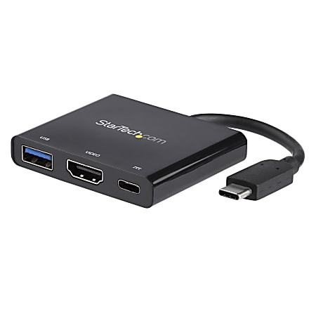 StarTech.com USB C Multiport Adapter With HDMI