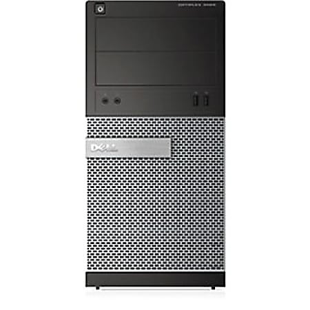 Dell OptiPlex 3020 Desktop Computer - Intel Core i3 i3-4130 3.40 GHz - Mini-tower - Dark Gray, Silver