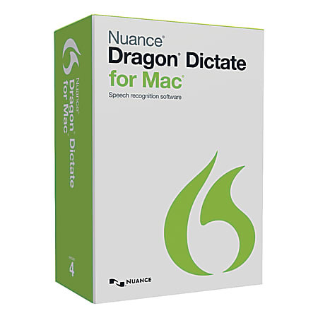 Nuance Dragon® Dictate 4.0, For Apple® Mac®, Traditional Disc