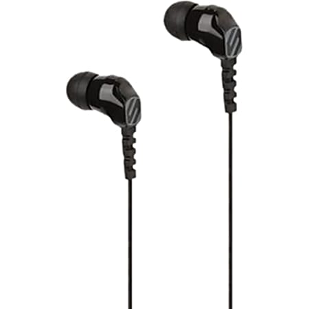 Scosche thudBUDS Earphone - Stereo - Black - Wired - 16 Ohm - 20 Hz 20 kHz - Earbud - Binaural - Open - 4.30 ft Cable