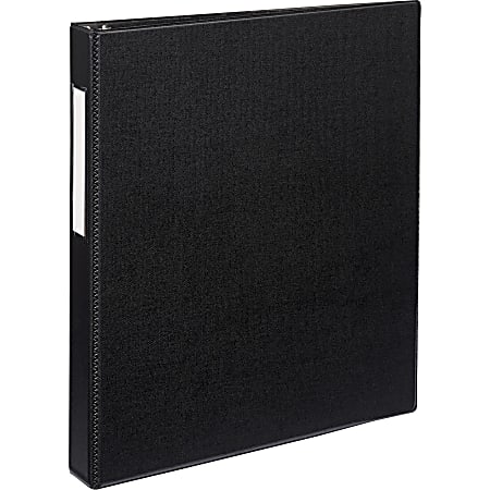 Avery® Durable 3-Ring Binder With EZ-Turn™ Rings, 1" D-Rings, 45% Recycled, Black