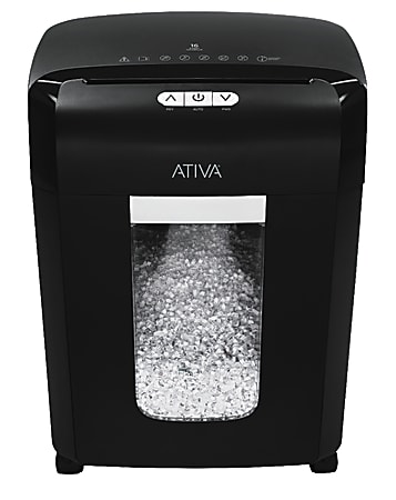 Ativa® 16-Sheet Micro-Cut Shredder, C185-E