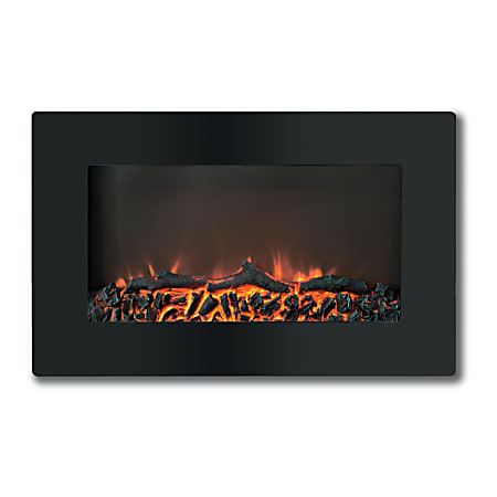Cambridge Callisto CAM30WMEF-2BLK Electric Fireplace - Indoor - Wall Mountable