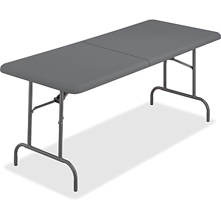Iceberg IndestrucTable TOO Bifold Table - For - Table TopRectangle Top - Contemporary Style - Adjustable Height - 96