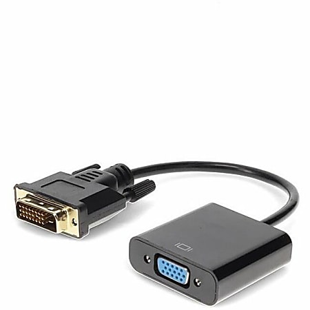 AddOn DVI-D Single Link (18+1 pin) Male to VGA Female Black Active Adapter For Resolution Up to 1920x1200 (WUXGA), DVIDS2VGAA