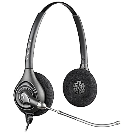 Plantronics® SupraPlus Wideband Headset, Black