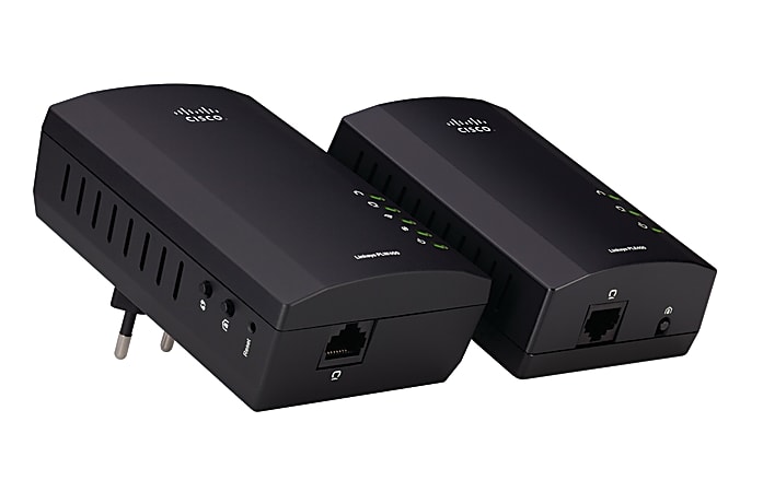 Linksys® PLEK400 Powerline AV 1-Port Network Adapter Kit