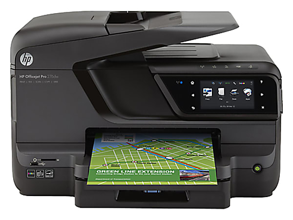 HP Officejet Pro 276DW Inkjet Multifunction Printer - Color - Plain Paper Print - Desktop
