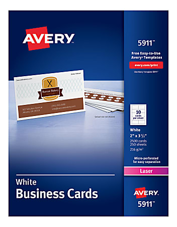 Avery business clearance cards