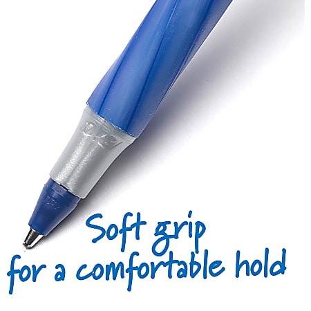 BIC Round Stic Grip Xtra Comfort Ballpoint Pen, Medium Point (1.2