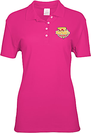 Ladies Polo Cotton-Embroidered