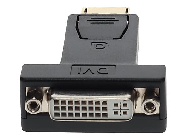 AddOn DisplayPort Male to DVI-I Female Black Adapter (Requires DP++) - 100% compatible and guaranteed to work