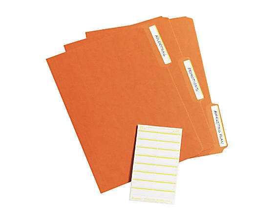 Avery® File Folder Labels On 4