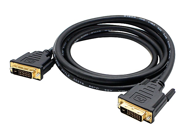 AddOn 6ft DVI-D Male to Male Black Cable - 100% compatible and guaranteed to work