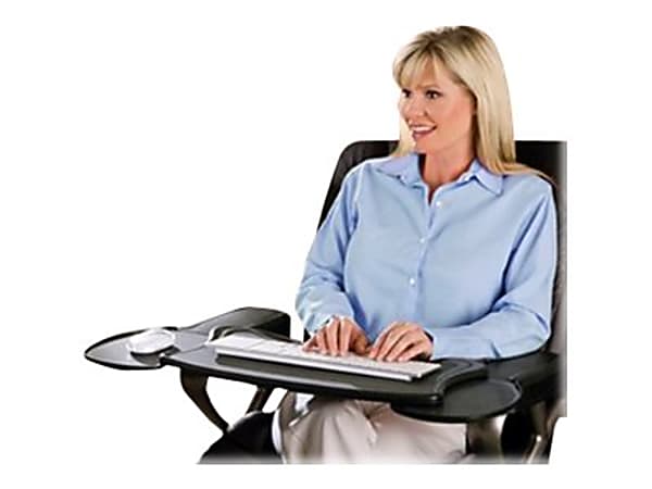 Office chair keyboard outlet holder