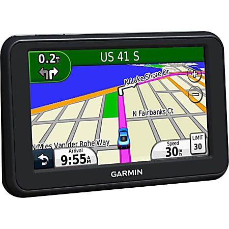 Garmin Drive 50LM Automobile Portable GPS Navigator - Portable, Mountable - 5" - Touchscreen - Speed Camera Detector - microSD - Lane Assist, Junction View, Turn-by-turn Navigation, Speed Assist - USB - 1 Hour - Preloaded Maps - Lifetime Map Updates