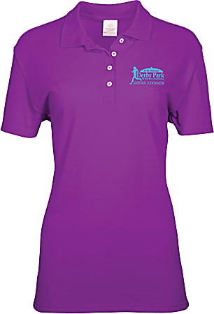 Ladies 100% Cotton-Screened Polo Shirt