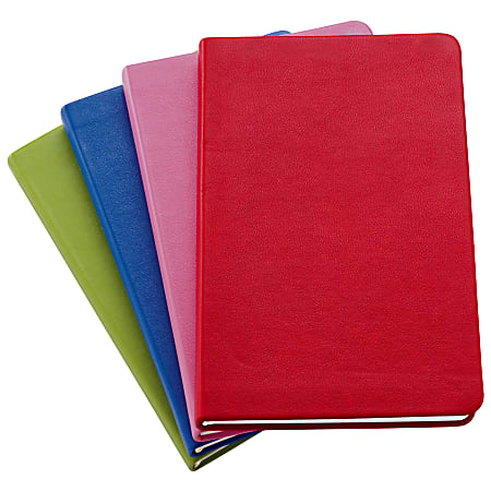 FORAY® Bright Color Journal, 4" x 6", Assorted Colors (No Color Choice)