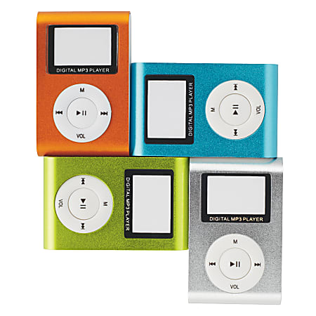 2GB Clip-Style MP3 Player With FM Radio, Assorted Colors (No Color Choice)