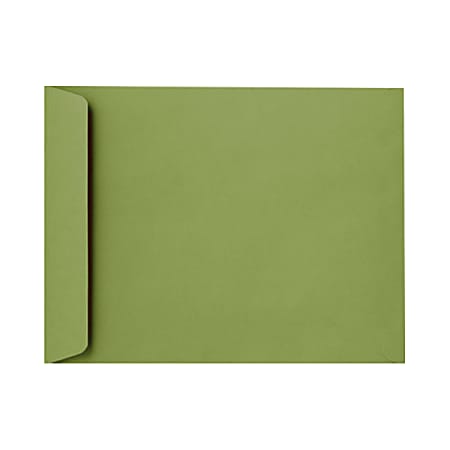 LUX Open-End 9" x 12" Envelopes, Peel & Press Closure, Avocado Green, Pack Of 250