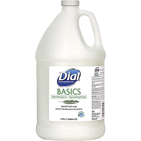 Dial Basics Liquid Hand Soap Unscented 128 Oz Bottle - Office Depot