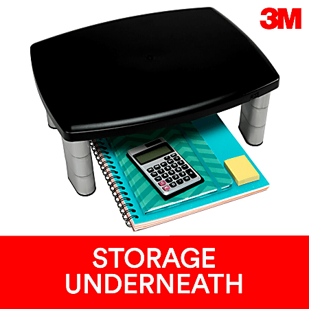 3M Adjustable Height Monitor Stand Office Depot