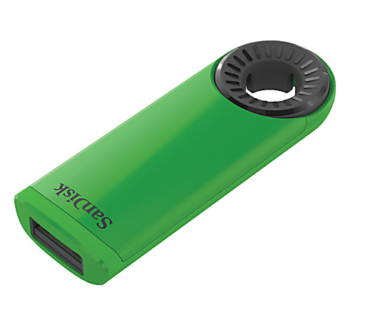 SanDisk Cruzer Dial™ USB 2.0 Flash Drive, 32GB, Green