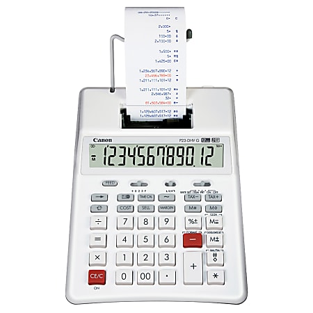 Canon P23-DH VG "Green" Printing Calculator