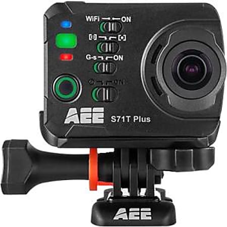 AEE S71T Plus Digital Camcorder - Touchscreen LCD - 4K - Black