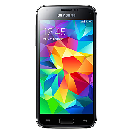 Samsung Galaxy S5 Mini G800A Refurbished Cell Phone, Black, PSC100721