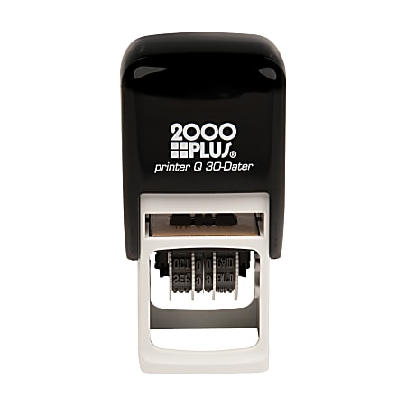 Custom 2000 PLUS® Self-Inking Date Stamp, 1-1/8" x 1-1/8" Impression