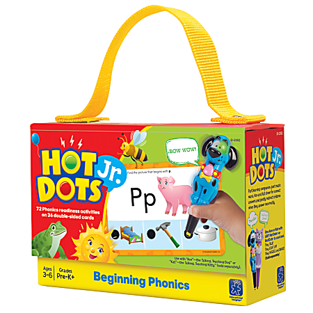 Educational Insights® Hot Dots® Jr. Beginning Phonics Card