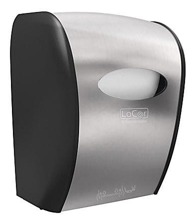 Solaris Paper® LoCor® Wall-Mount Mechanical Paper Towel Dispenser, Stainless