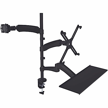 CTA Digital 2-in-1 Adjustable Monitor and Tablet Mount