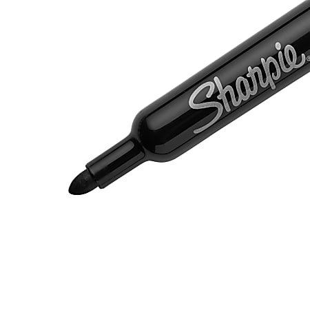 Show-me Black Slim Barrel Drywipe Pens, Medium Tip