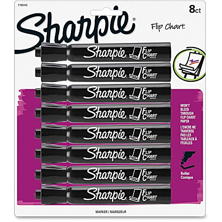 Sharpie Peel Off China Markers Black Box Of 12 - Office Depot