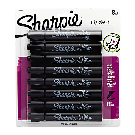 Sharpie Flip Chart Markers Bullet Point Assorted Colors Pack Of 4 - Office  Depot