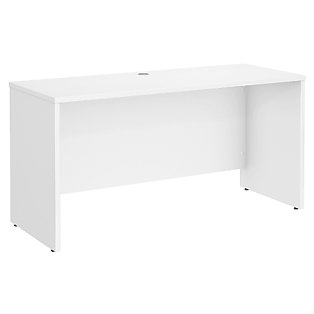 Bush Business Furniture Studio C 60"W Credenza Computer Desk, White, Standard Delivery