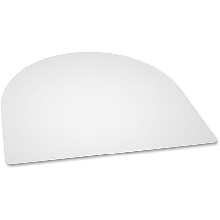 Lorell® Desk Pad, 24" x 19", Curved, Clear