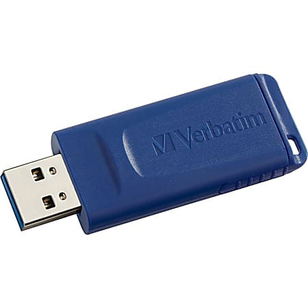 Verbatim USB Flash Drive 16GB Blue Office Depot