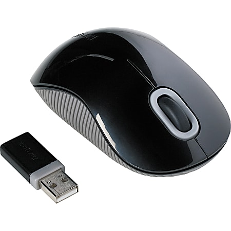 Targus Wireless Optical Mouse, Full Size, Black/Gray, AMW50US