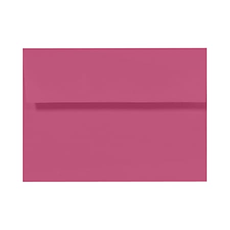 LUX Invitation Envelopes, A2, Peel & Press Closure, Magenta, Pack Of 50