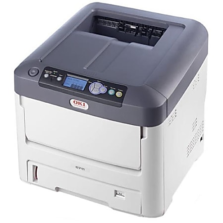 Oki C711DN LED Printer - Color - 1200 x 600 dpi Print - Plain Paper Print - Desktop - EU Printer