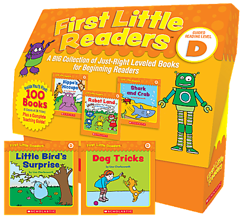 Scholastic Teacher Resources First Little Readers: Guided Reading Classroom Kit, Level D, Pre-K to 2nd Grade