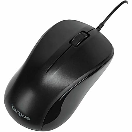 Targus Symmetrical Optical Laptop Mouse, Compact, Matte Black/Gray, AMU80US