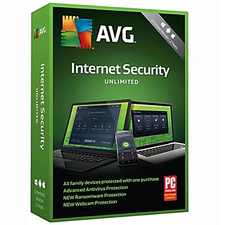 AVG Internet Security 2019, Unlimited, 2-Years