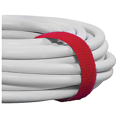 VELCRO® Self-Grip Strap, 3/4" x 75', Red