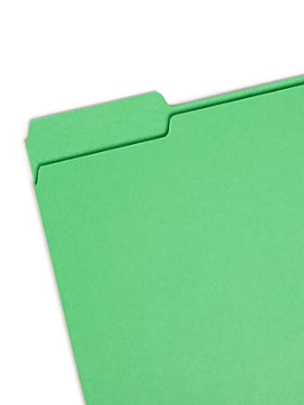 Smead® Color File Folders, Letter Size, 1/3 Cut, Brights, Box Of 100