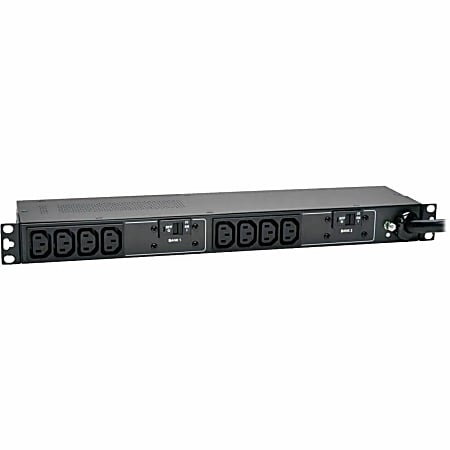 Tripp Lite PDU Basic 230V 32A 7.4kW C13 10 Outlet IEC309 Blue Horizontal 1URM, PDUH32HV