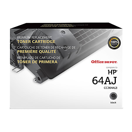 HP 64A Black Original LaserJet Toner Cartridge, CC364A, 3000 Pages At...
